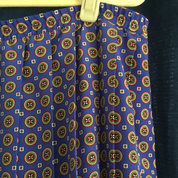 Vintage Pleated Medallion Skirt - Picture 3 of 5